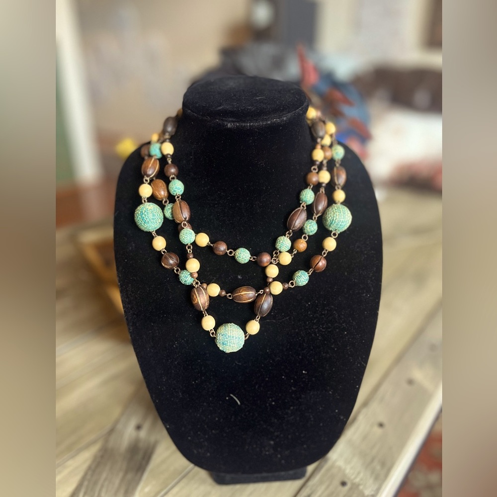 Wooden necklace